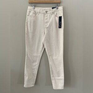 NWT Tribal Hi Rise White Ankle Skinny Jeans
